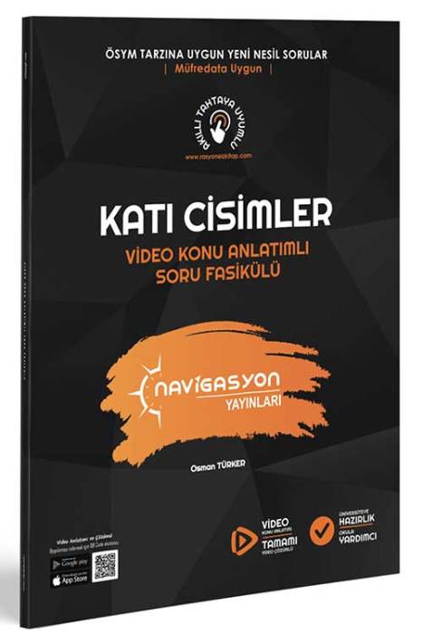 KATI CİSİMLER Video Konu Anlatımlı Soru Fasikülü Navigasyon Yayınları