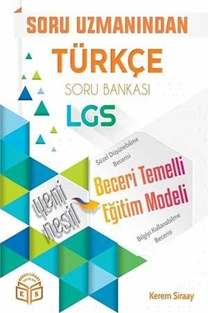 Kerem Siraay 8. Sınıf LGS Soru Uzmanından Türkçe Soru Bankası Kerem Siraay Yayınları