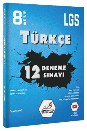 Kondisyon 8. Sınıf LGS Türkçe 12 Deneme Kondisyon Yayınları