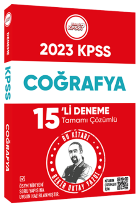 KPSS 2023 KPSS Coğrafya 15 Deneme Çözümlü Hangi KPSS Yayınları