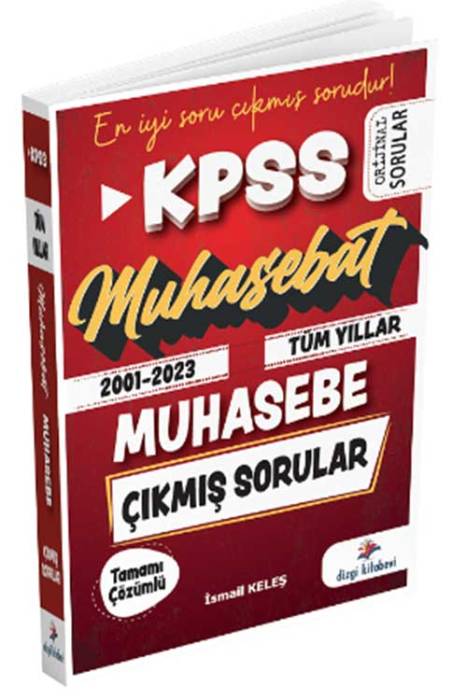 KPSS A Grubu Muhasebe Muhasebat 2001-2023 Tüm Yıllar Çıkmış Sorular Çözümlü Dizgi Kitap Yayınları