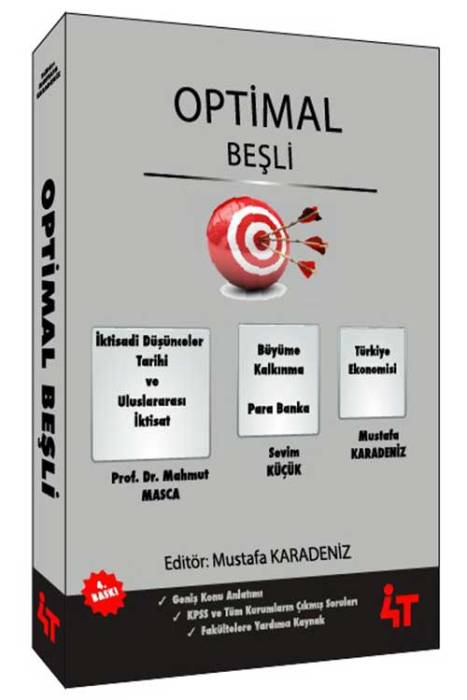 KPSS A Optimal Beşli İktisat Konu Anlatımlı Mustafa KARADENİZ 4. Baskı 4T Yayınları