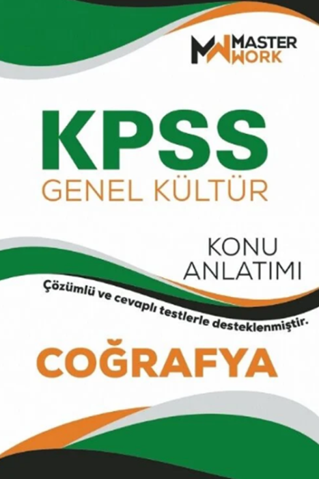 KPSS Coğrafya Konu Anlatımı Master Work Yayınları