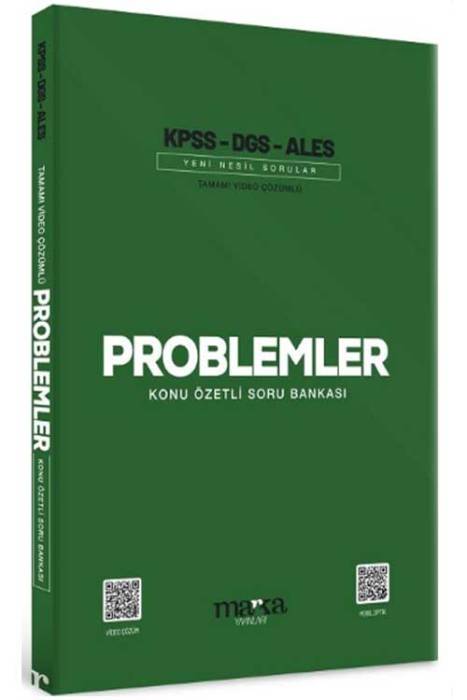 2024 KPSS DGS ALES Problemler Konu Özetli Soru Bankası Marka Yayınları