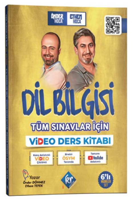 KPSS DGS ALES YKS Dil Bilgisi Video Ders Kitabı Video Çözümlü KR Akademi Yayınları