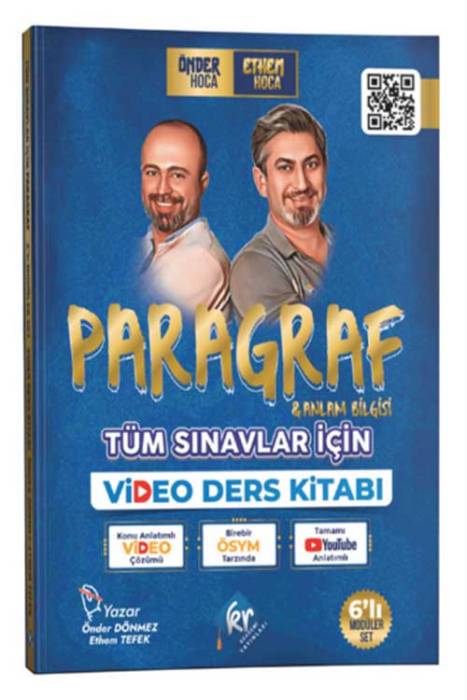KPSS DGS ALES YKS Paragraf ve Anlam Bilgisi Video Ders Kitabı Video Çözümlü KR Akademi Yayınları