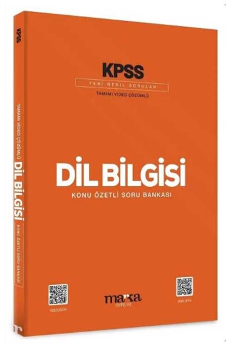 KPSS Dil Bilgisi Konu Özetli Soru Bankası Marka Yayınları
