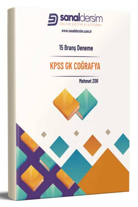KPSS Genel Kültür Coğrafya 15 Deneme Sanal Dersim Yayınlar