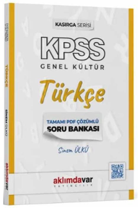 KPSS Türkçe Kasırga Soru Bankası PDF Çözümlü Aklımdavar Yayıncılık
