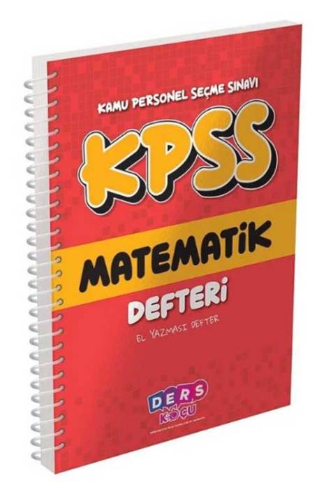 KPSS Matematik Defteri Ders Koçu Yayınları