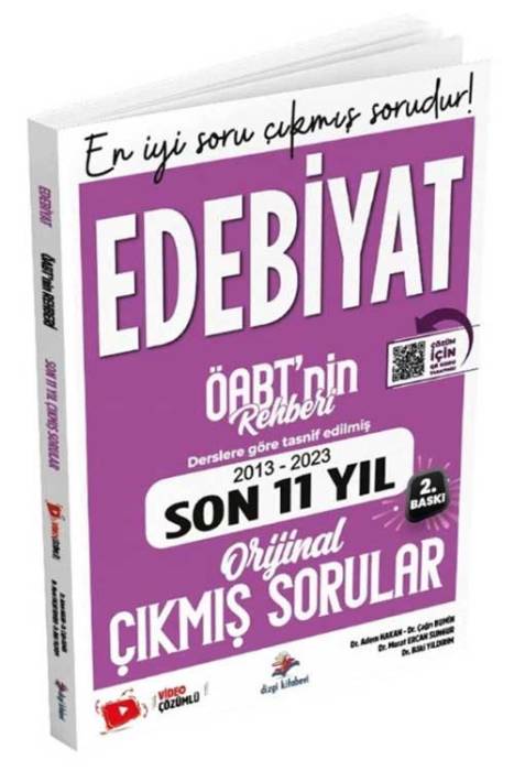 ÖABT nin Rehberi Türk Dili ve Edebiyatı Öğretmenliği Son 11 Yıl Çıkmış Sorular Video Çözümlü Dizgi Kitap Yayınları