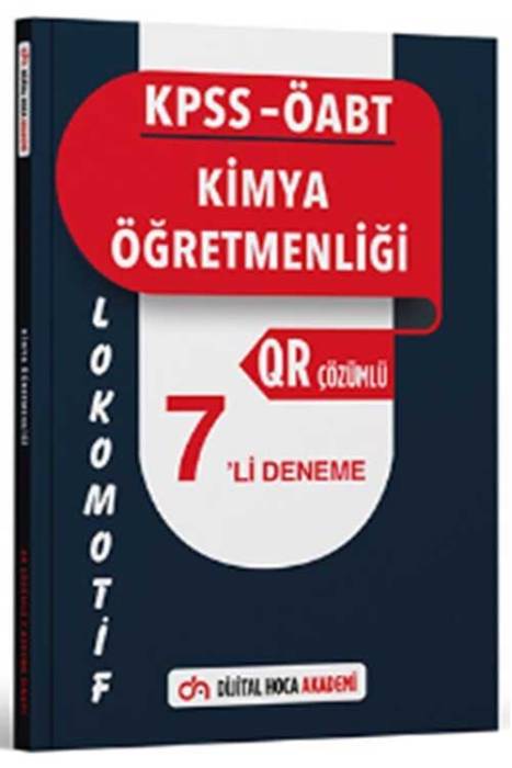KPSS ÖABT Kimya Öğretmenliği Lokomotif Serisi QR Çözümlü 7 li Deneme Dijital Hoca Akademi Yayınları