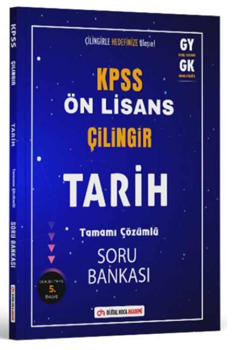 KPSS Ön Lisans Tarih Çilingir Soru Bankası Çözümlü Dijital Hoca Yayınları