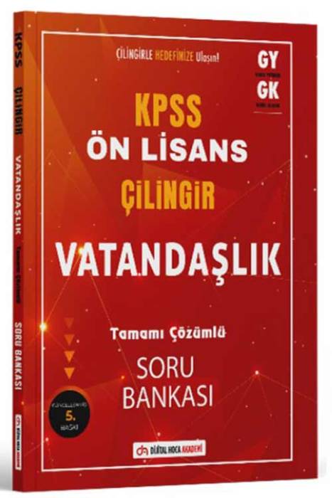 KPSS Ön Lisans Vatandaşlık Çilingir Soru Bankası Çözümlü Dijital Hoca Yayınları