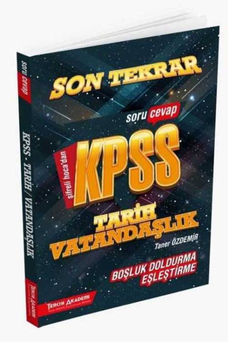 KPSS Son Tekrar Tarih Vatandaşlık Soru Cevap Tercih Akademi Yayınları