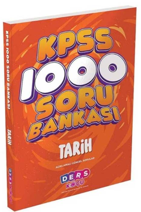 KPSS Tarih 1000 Soru Bankası Çözümlü Ders Koçu Yayınları