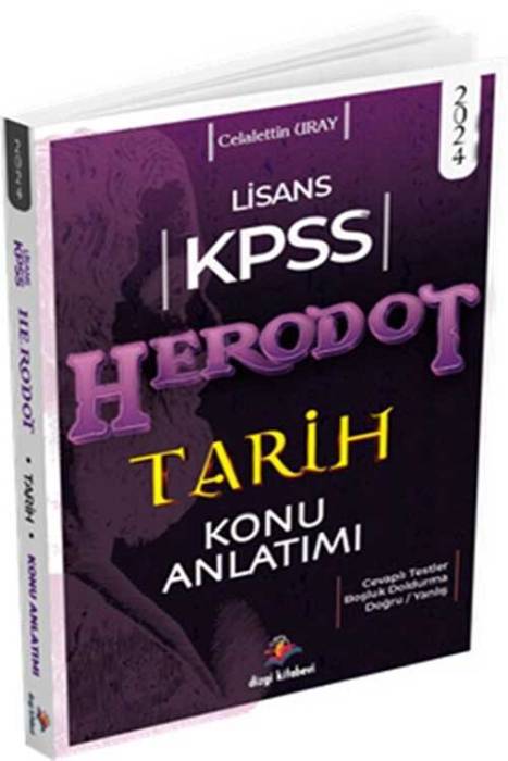 KPSS Tarih Lisans HERODOT Konu Anlatımı Dizgi Kitap Yayınları