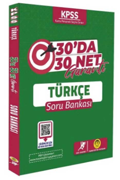 KPSS Türkçe 30 da 30 Net Garanti Soru Bankası Tasarı Yayınları