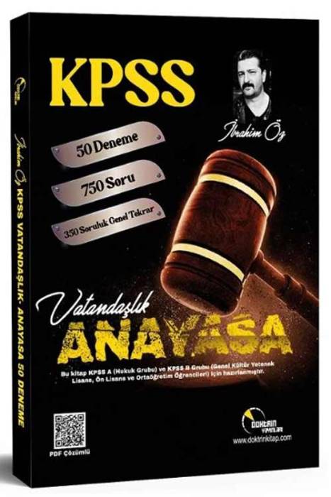 KPSS Vatandaşlık 50 Deneme ve Genel Tekrar Testi Doktrin Yayınları