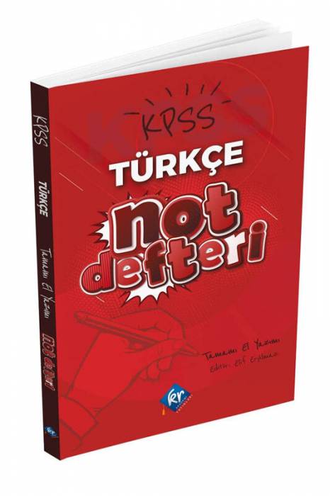 KR Akademi 2022 KPSS Türkçe Konu Anlatımlı Not Defteri KR Akademi Yayınları