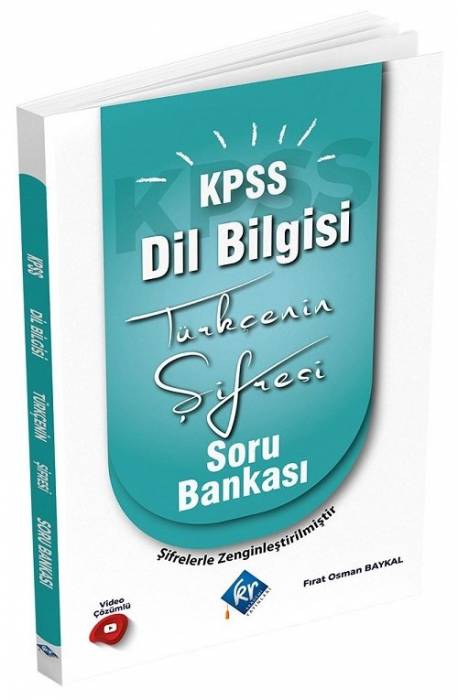 KR Akademi 2022 KPSS Türkçenin Şifresi Dil Bilgisi Soru Bankası KR Akademi Yayınları