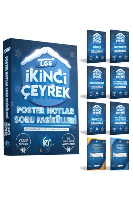 KR Akademi LGS İkinci Çeyrek Poster Notlar Soru Fasikülleri KR Akademi Yayınları