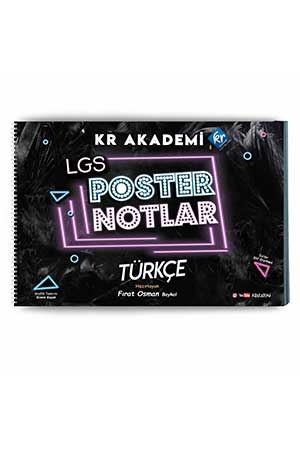 KR Akademi LGS Türkçe Poster Notları KR Akademi Yayınları