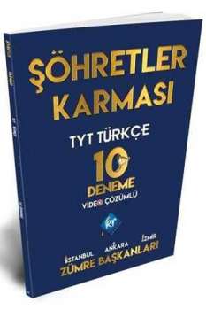 KR Akademi YKS TYT Türkçe 10 Deneme Şöhretler Karması Video Çözümlü KR Akademi Yayınları - Thumbnail