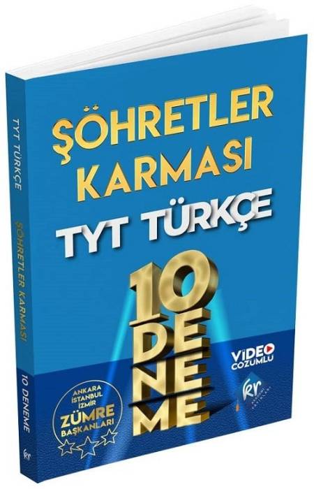 KR Akademi YKS TYT Türkçe Şöhretler Karması 10 Deneme KR Akademi Yayınları