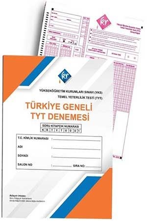 KR Akademi YKS TYT Türkiye Geneli Deneme KR Akademi Yayınları