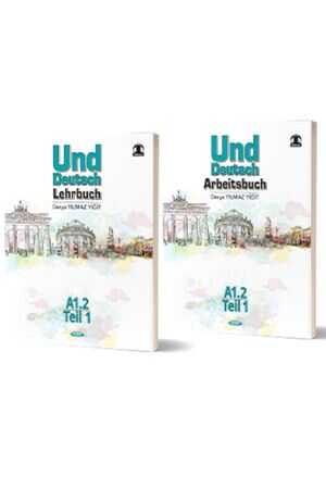 Kurmay Almanca Und Deutsch Lehrbuch A 1.2 Teil 1 + Arbeitsbuch A 1.2 Teil 3 Kurmay Yayınları