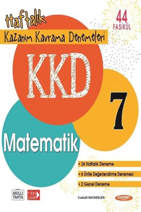 Kurmay ELT 7. Sınıf Matematik KKD Haftalık Kazanım Kavrama Denemeleri Kurmay ELT Yayınları