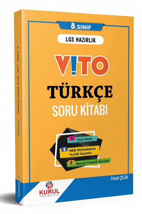 Kurul 2022 LGS Vito Türkçe Soru Kitabı Kurul Yayıncılık