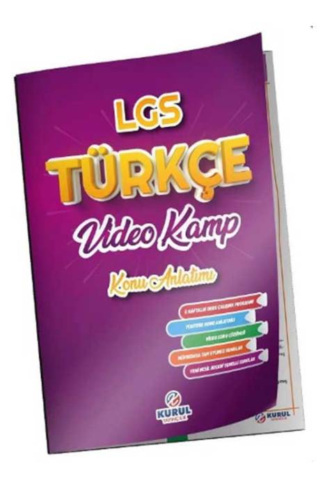 8. Sınıf LGS Türkçe Video Kamp Konu Anlatımlı Kurul Yayıncılık
