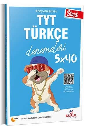 Kurul TYT Start 5x40 Türkçe Denemeleri QR Kod Çözümlü Kurul Yayıncılık