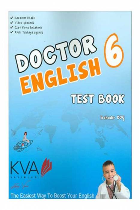 Koray Varol 6. Sınıf Doctor English Test Book Koray Varol Yayınları FIRSAT ÜRÜNLERİ