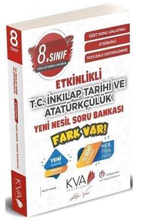 KVA 8. Sınıf TC İnkılap Tarihi ve Atatürkçülük Soru Bankası KVA Yayınları FIRSAT ÜRÜNLERİ