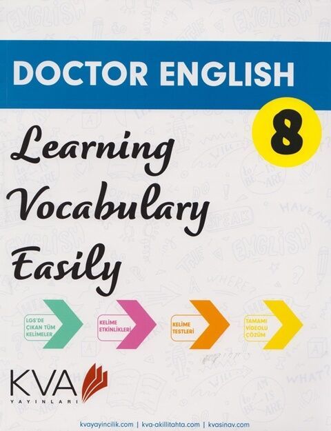 KVA Koray Varol 8. Sınıf Doctor English Learning Vocabulary Easily KVA Koray Varol Yayınları