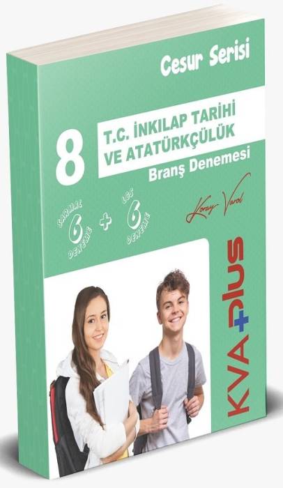 KVA Koray Varol 8. Sınıf T.C İnkılap Tarihi ve Atatürkçülük Cesur Serisi 12 Deneme KVA Koray Varol Yayınları