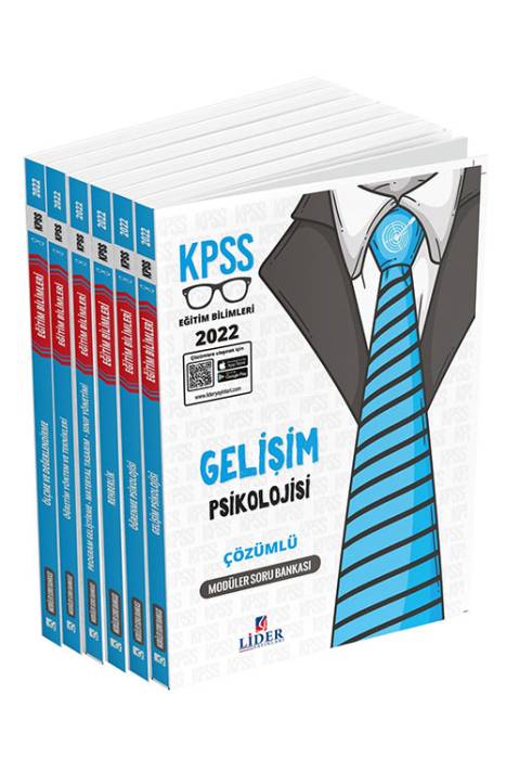 Lider KPSS Eğitim Bilimleri Tamamı Dijital Çözümlü (Qr Kod) Modüler Soru Bankası Lider Yayınları
