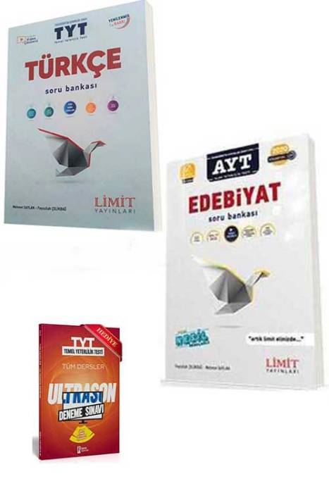 Limit TYT Türkçe ve AYT Edebiyat Soru Bankası Seti HEDİYELİ
