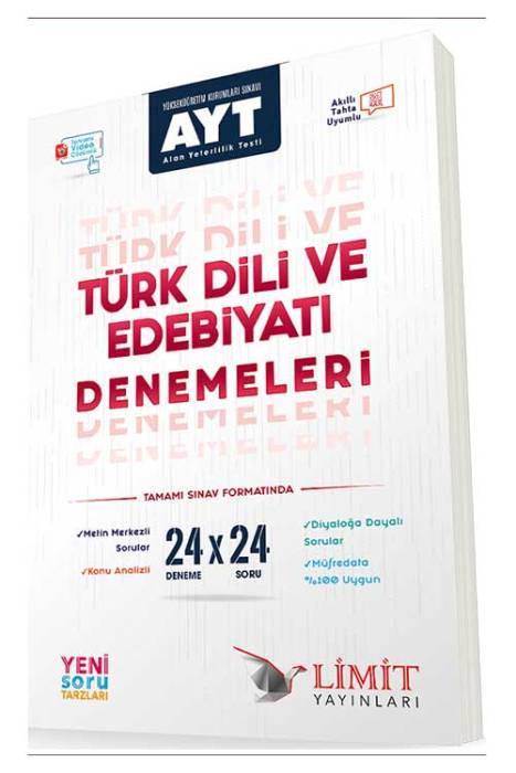 Limit YKS AYT Türk Dili ve Edebiyatı 24x24 Deneme Limit Yayınları