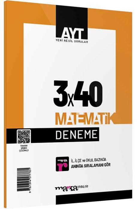 2024 TYT Matematik 3x40 Deneme Marka Yayınları