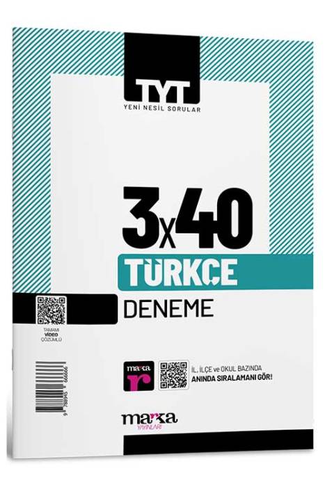 2024 TYT Türkçe 3 Deneme Tamamı Video Çözümlü Marka Yayınları