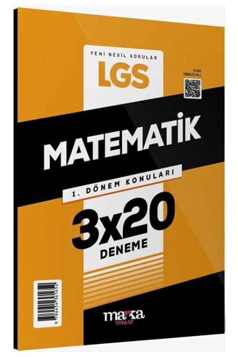 2024 8. Sınıf LGS 1. Dönem Matematik 3x20 Deneme Marka Yayınları