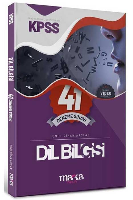 KPSS Dil Bilgisi 41 Deneme Video Çözümlü Marka Yayınları