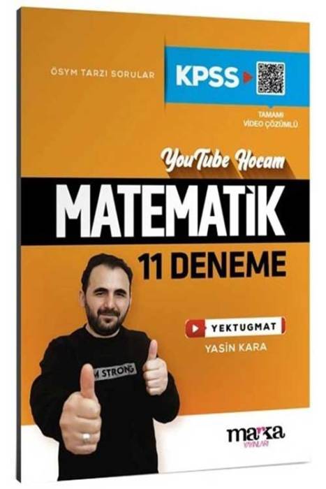 2024 KPSS Matematik YouTube Hocam 11 Deneme Video Çözümlü Marka Yayınları