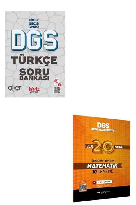 Marka ve İşimiz Yayıncılık DGS Türkçe Matematik Soru-Deneme Seti