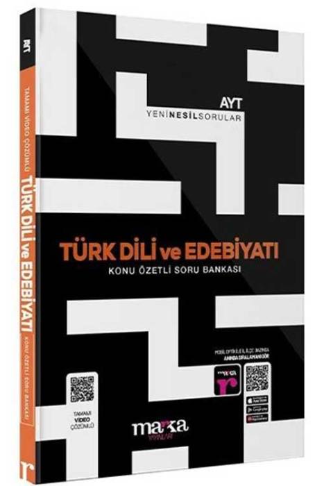 2024 YKS AYT Türk Dili ve Edebiyatı Konu Özetli Soru Bankası Video Çözümlü Marka Yayınları