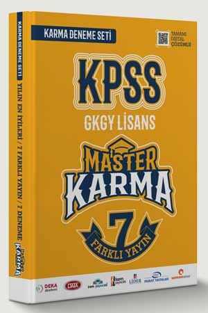 Master Karma KPSS Genel Yetenek Genel Kültür Deneme 7 Farklı Yayın